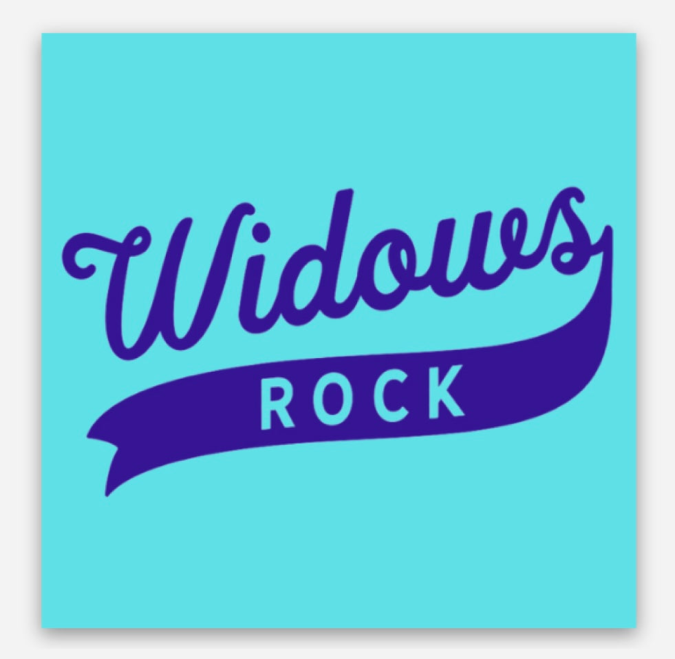 Widows Rock Sticker